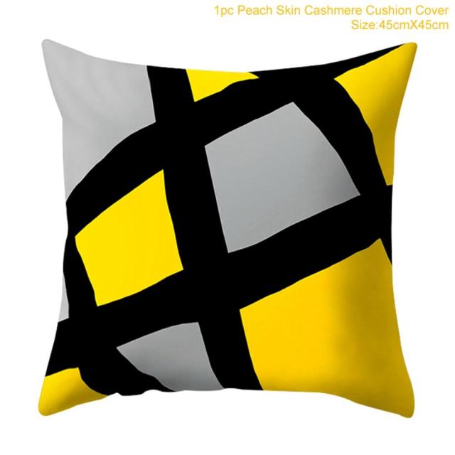 Geometric Pattern Cushion Cover