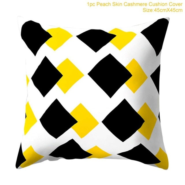 Geometric Pattern Cushion Cover