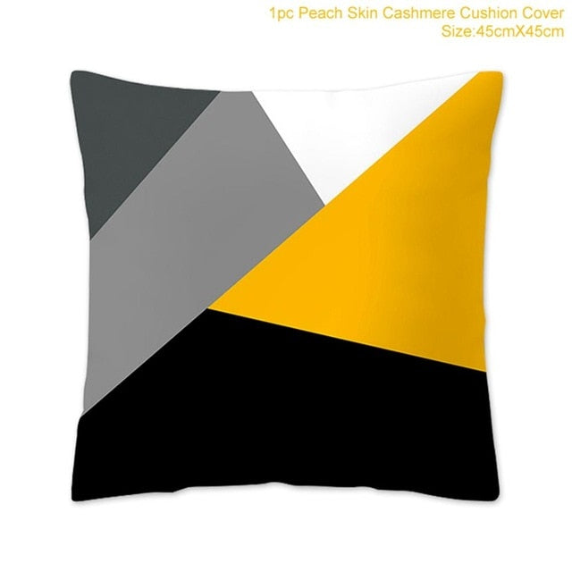 Geometric Pattern Cushion Cover