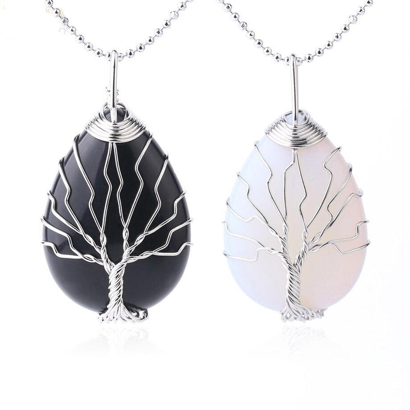 Water Drop Tree of Life Pendants