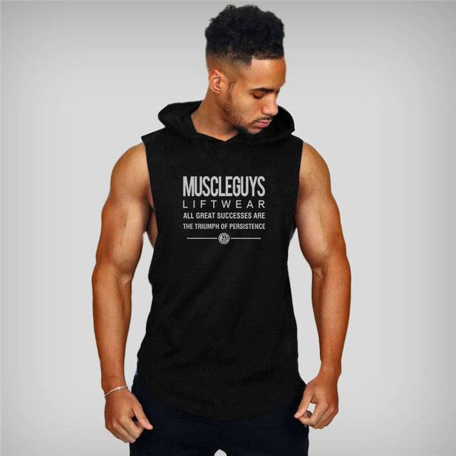 Sleeveless Bodybuilding Hoodies