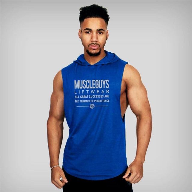 Sleeveless Bodybuilding Hoodies