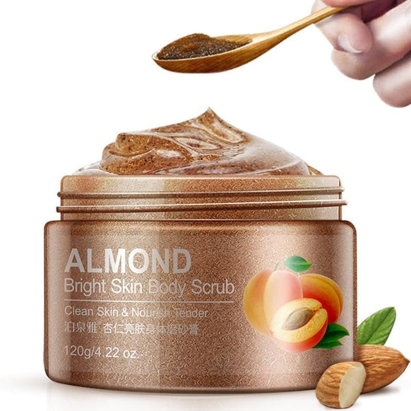 Almond facial scrub