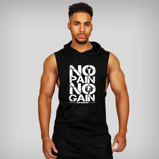 Bodybuilding Hooded Tank Top