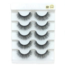 5 Pairs 6D Faux Mink Hair False Eyelashes