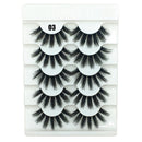 5 Pairs 6D Faux Mink Hair False Eyelashes