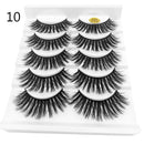 5 Pairs 6D Faux Mink Hair False Eyelashes