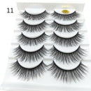 5 Pairs 6D Faux Mink Hair False Eyelashes