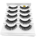 5 Pairs 6D Faux Mink Hair False Eyelashes