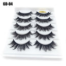 5 Pairs 6D Faux Mink Hair False Eyelashes