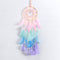 Colorful True feather dream catcher light