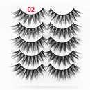 5 Pairs 6D Faux Mink Hair False Eyelashes