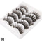 5 Pairs 3D Faux Mink Hair Soft False Eyelashes