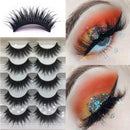 5 Pairs 3D Faux Mink Hair Soft False Eyelashes