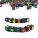 Mixed Letter Acrylic Beads