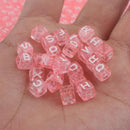 Mixed Letter Acrylic Beads