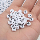 Mixed Letter Acrylic Beads