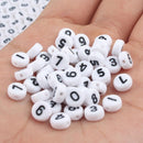 Mixed Letter Acrylic Beads