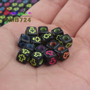 Mixed Letter Acrylic Beads