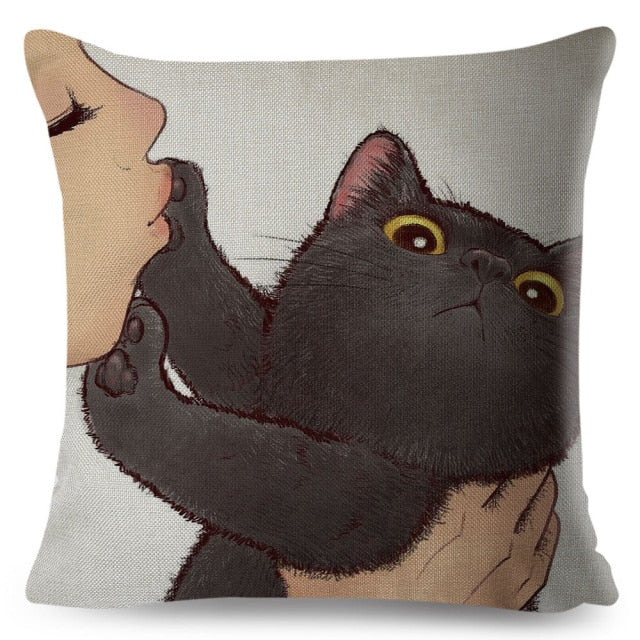 Cute Cat Pillows Cases