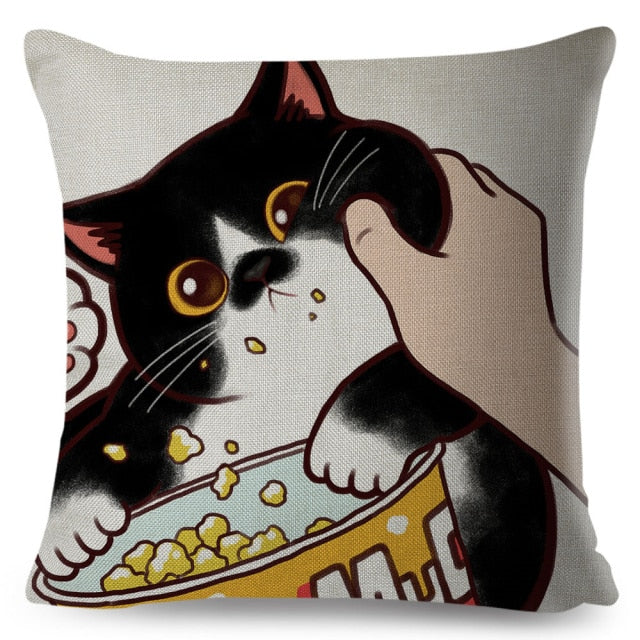 Cute Cat Pillows Cases