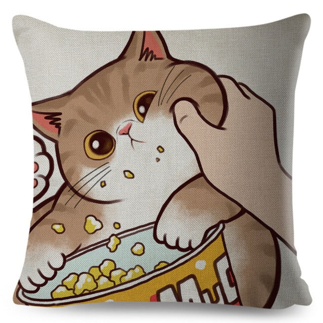 Cute Cat Pillows Cases