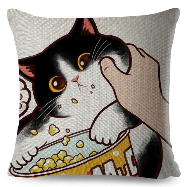 Cute Cat Pillows Cases