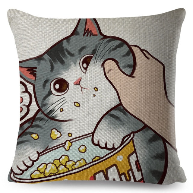 Cute Cat Pillows Cases