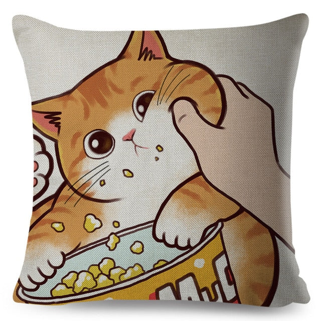 Cute Cat Pillows Cases