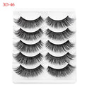 5 Pairs 6D Faux Mink Hair False Eyelashes