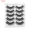 5 Pairs 6D Faux Mink Hair False Eyelashes