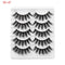 5 Pairs 6D Faux Mink Hair False Eyelashes