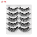 5 Pairs 6D Faux Mink Hair False Eyelashes