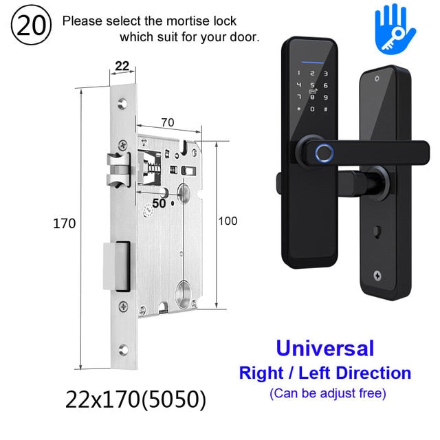 WiFi Bluetooth Digital Door Lock