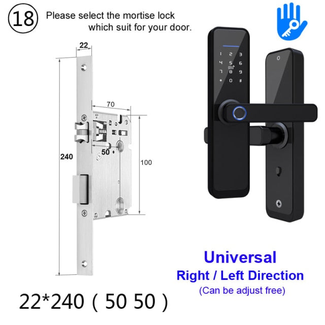 WiFi Bluetooth Digital Door Lock