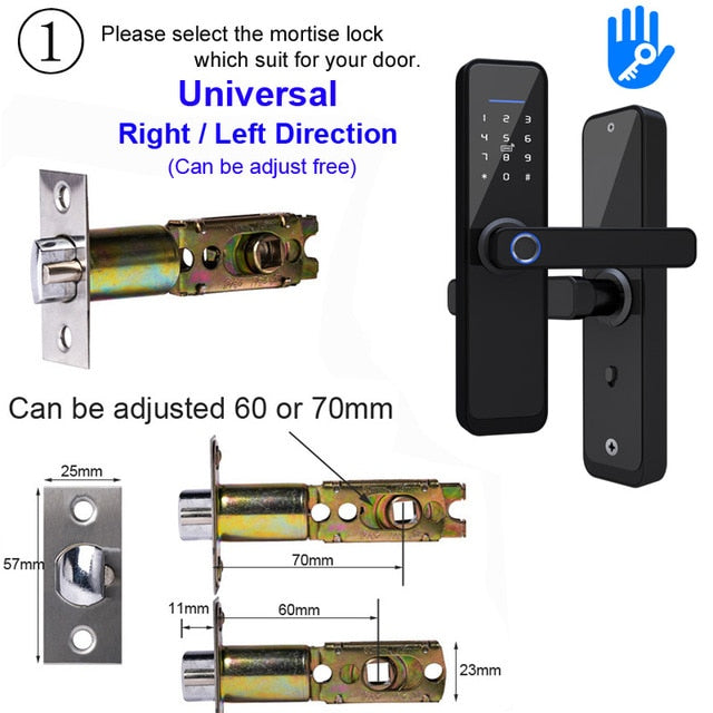 WiFi Bluetooth Digital Door Lock