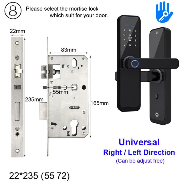 WiFi Bluetooth Digital Door Lock