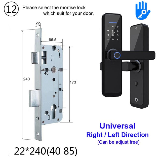 WiFi Bluetooth Digital Door Lock