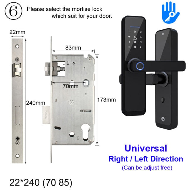 WiFi Bluetooth Digital Door Lock