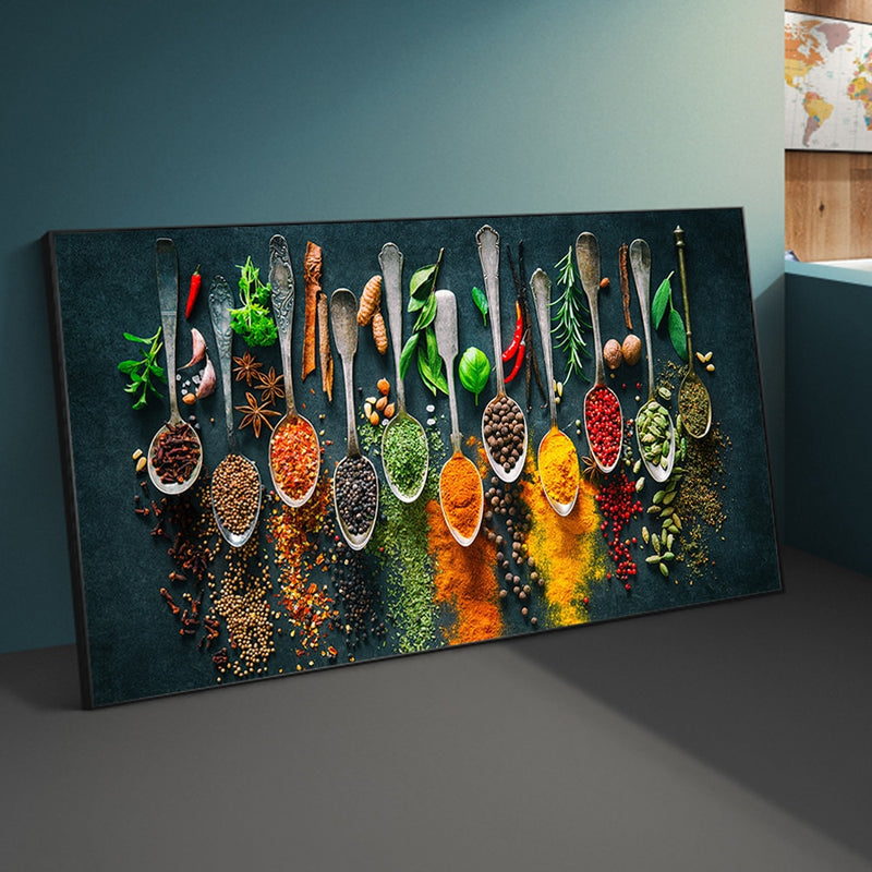 Herbs and Spices for Cooking Canvas Art