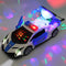 Electric dancing deformation rotating universal police car