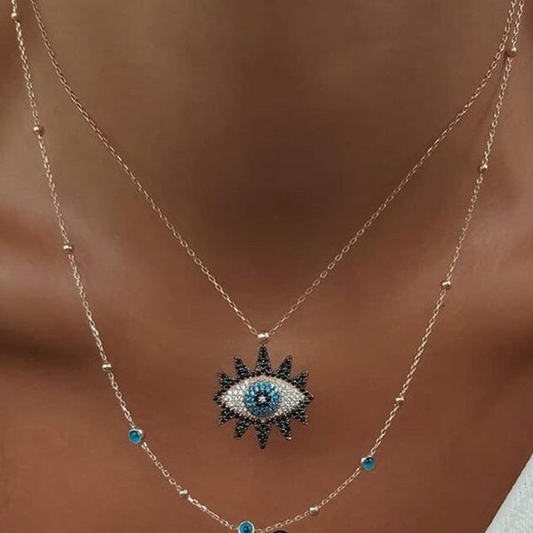 Vintage Fashion Evil Eye Necklace