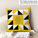 Geometric Pattern Cushion Cover