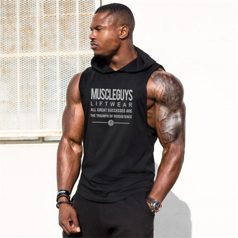 Sleeveless Bodybuilding Hoodies