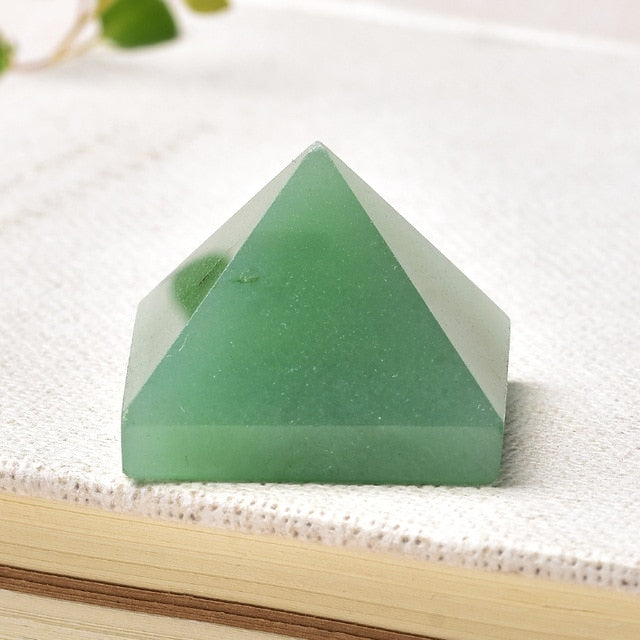 Natural Fluorite Crystal Pyramid