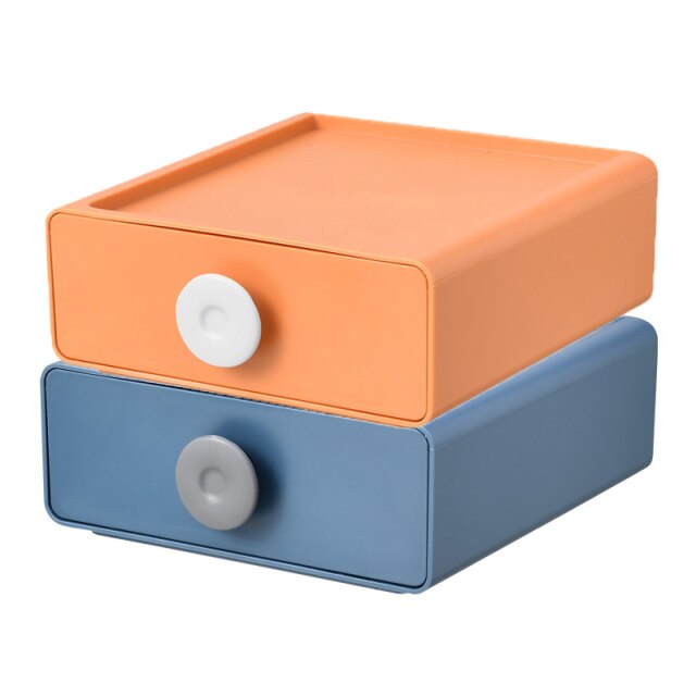 Stackable Plastic Storage Box With Drawer