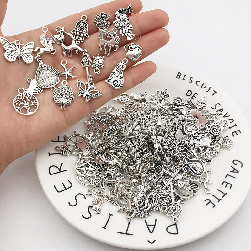 30Pcs Mixed DIY Jewelry Pendant