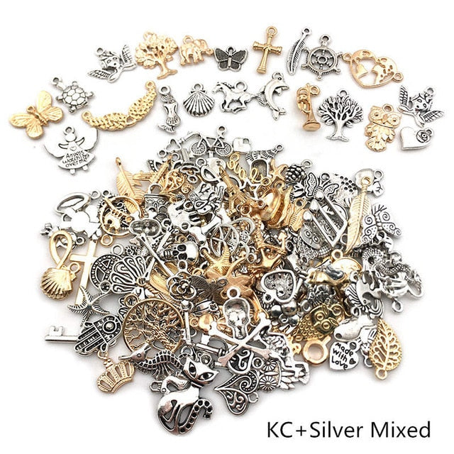 30Pcs Mixed DIY Jewelry Pendant