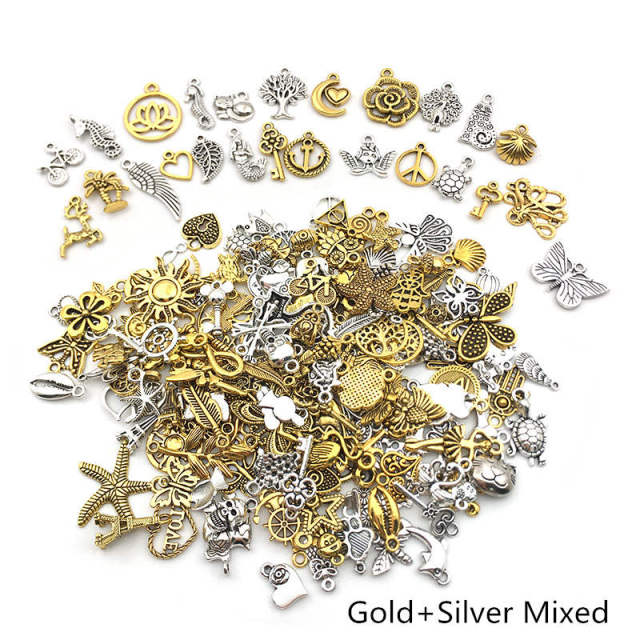 30Pcs Mixed DIY Jewelry Pendant