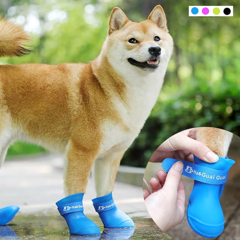 Waterproof Silicone Dog Shoes